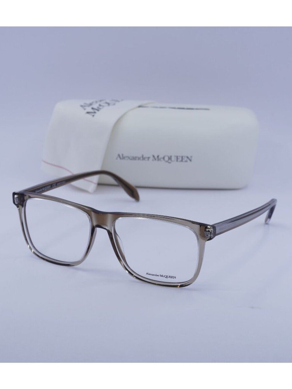 Alexander McQueen AM0247O 002 Square Eyeglasses